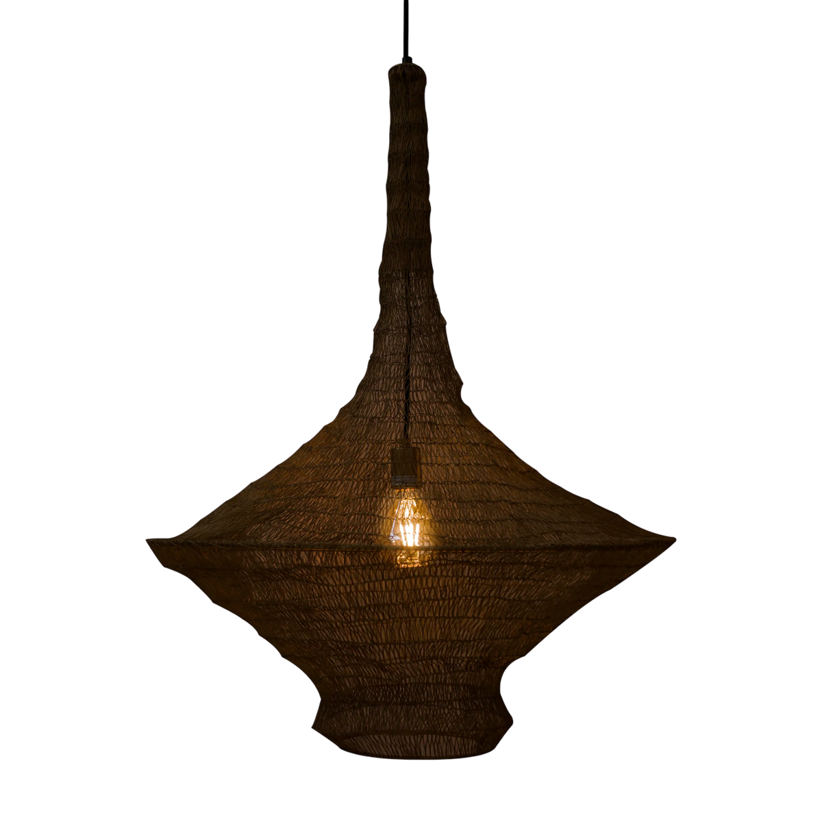 Ceiling lamp curressia wave IR/BLACK 65x65x95
