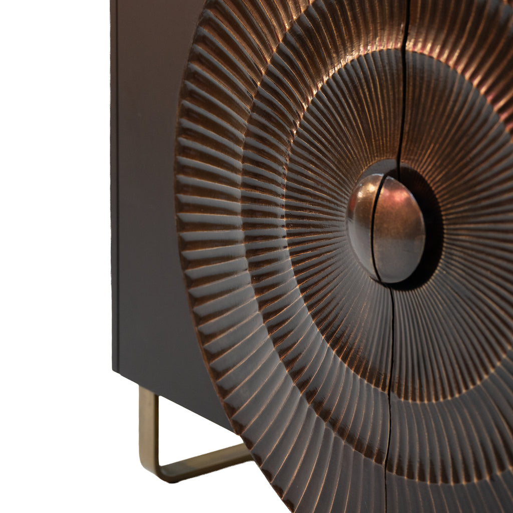 Sideboard BRASS ECLIPSE 150x40x80cm
