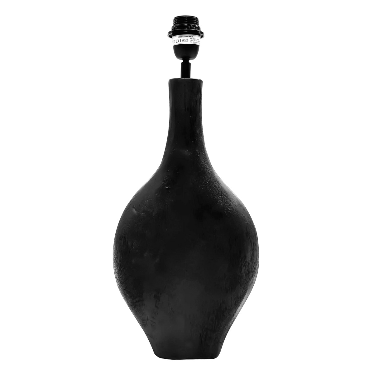 SALE Table lamp black mango wood 24x10x53