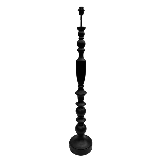 SALE Floor Lamp black mango wood 25x25x134