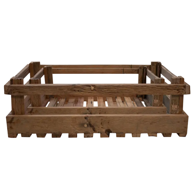 Basket SET/2 wood 58x37x20