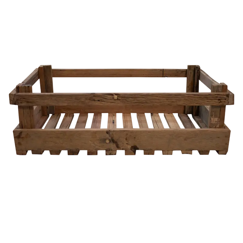 Basket SET/2 wood 58x37x20