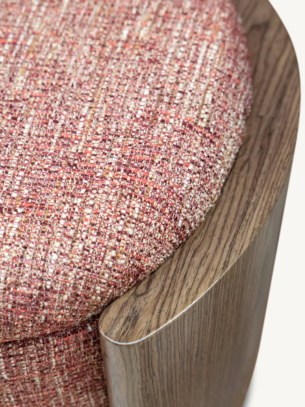 Stool VALENTO w/storage 52x43x45cm red