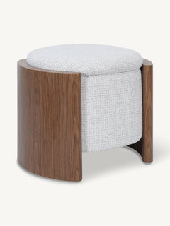 Stool VALENTO w/storage 52x43x45cm beige
