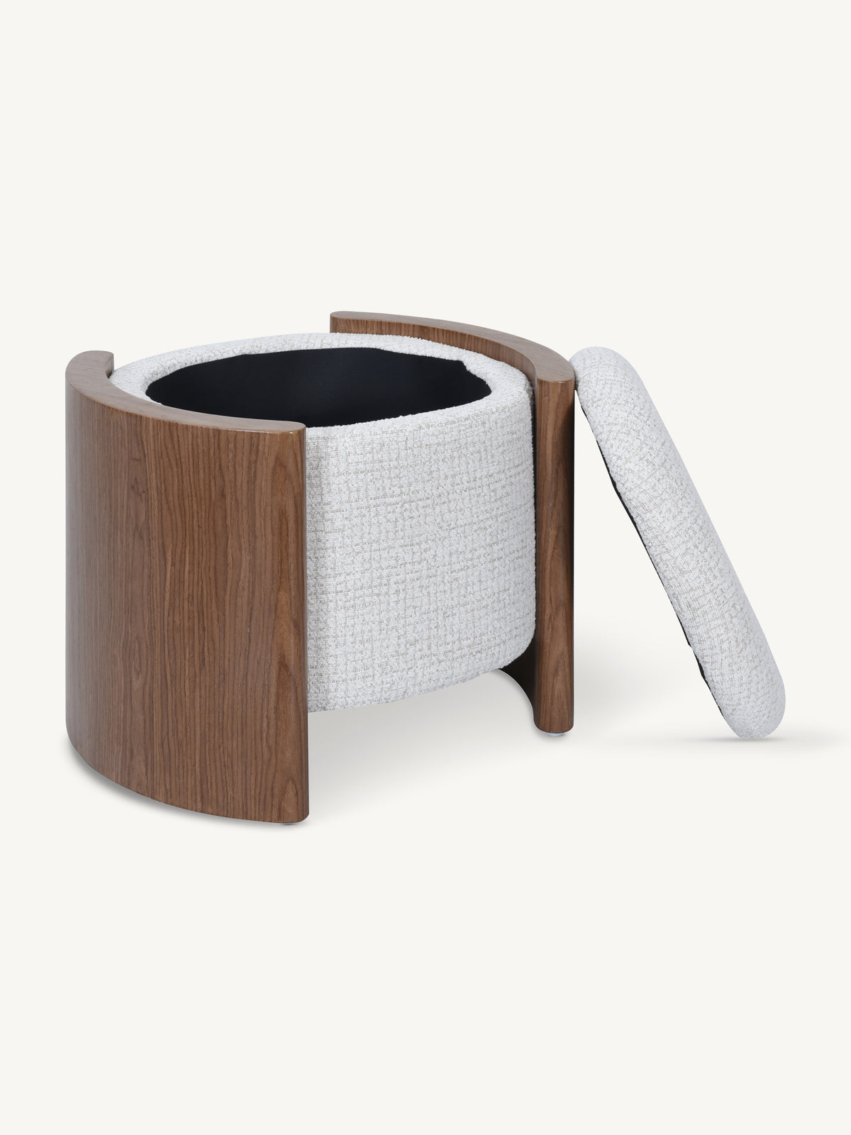 Stool VALENTO w/storage 52x43x45cm beige