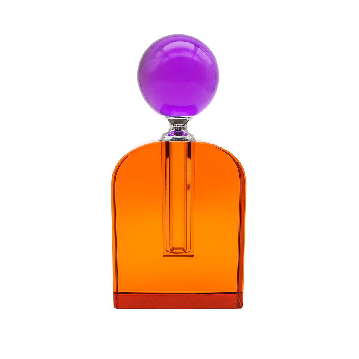 Decorative perfume bottle multi color crystal glass 8x5x17