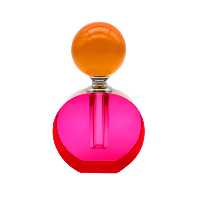 Decorative perfume bottle multi color crystal glass 8x5x17