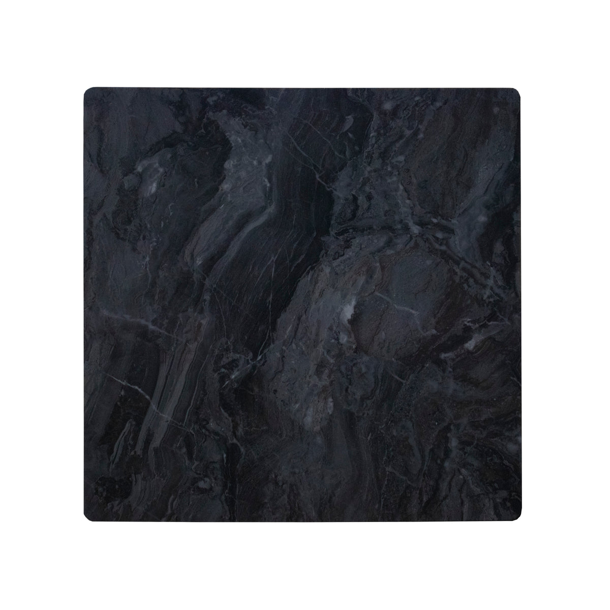 Outdoor table top black HPL 70x70x2