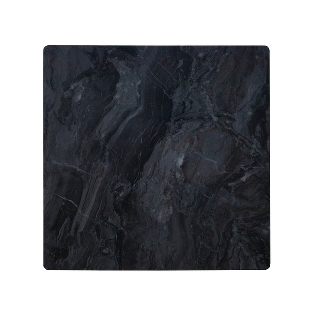 Outdoor table top black HPL 70x70x2
