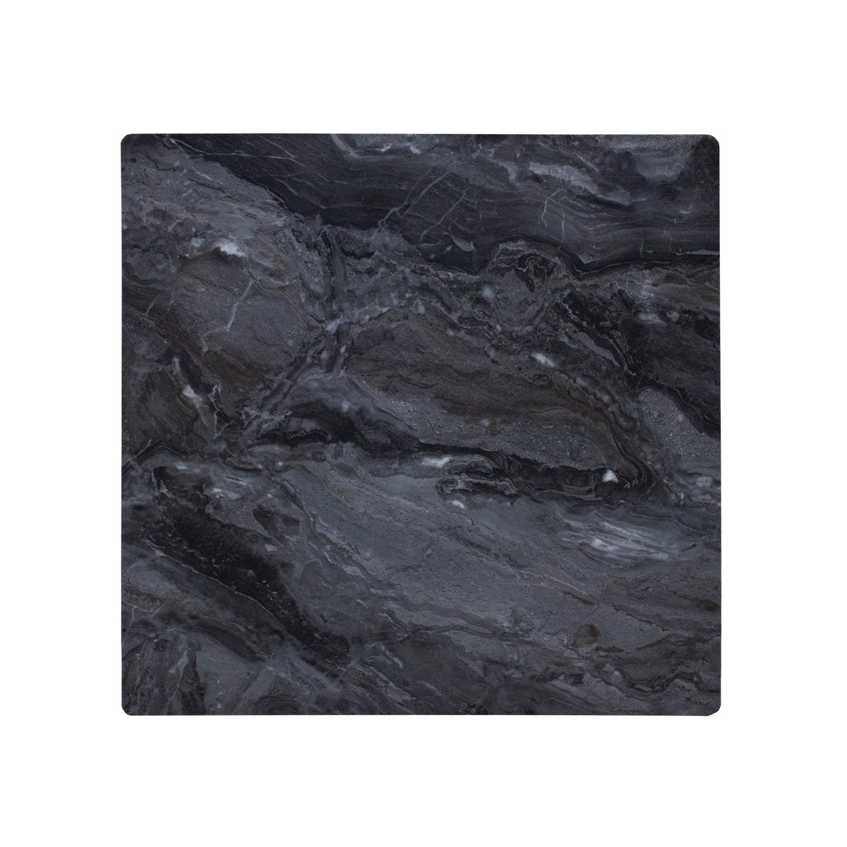 Outdoor table top black HPL 80x80x2