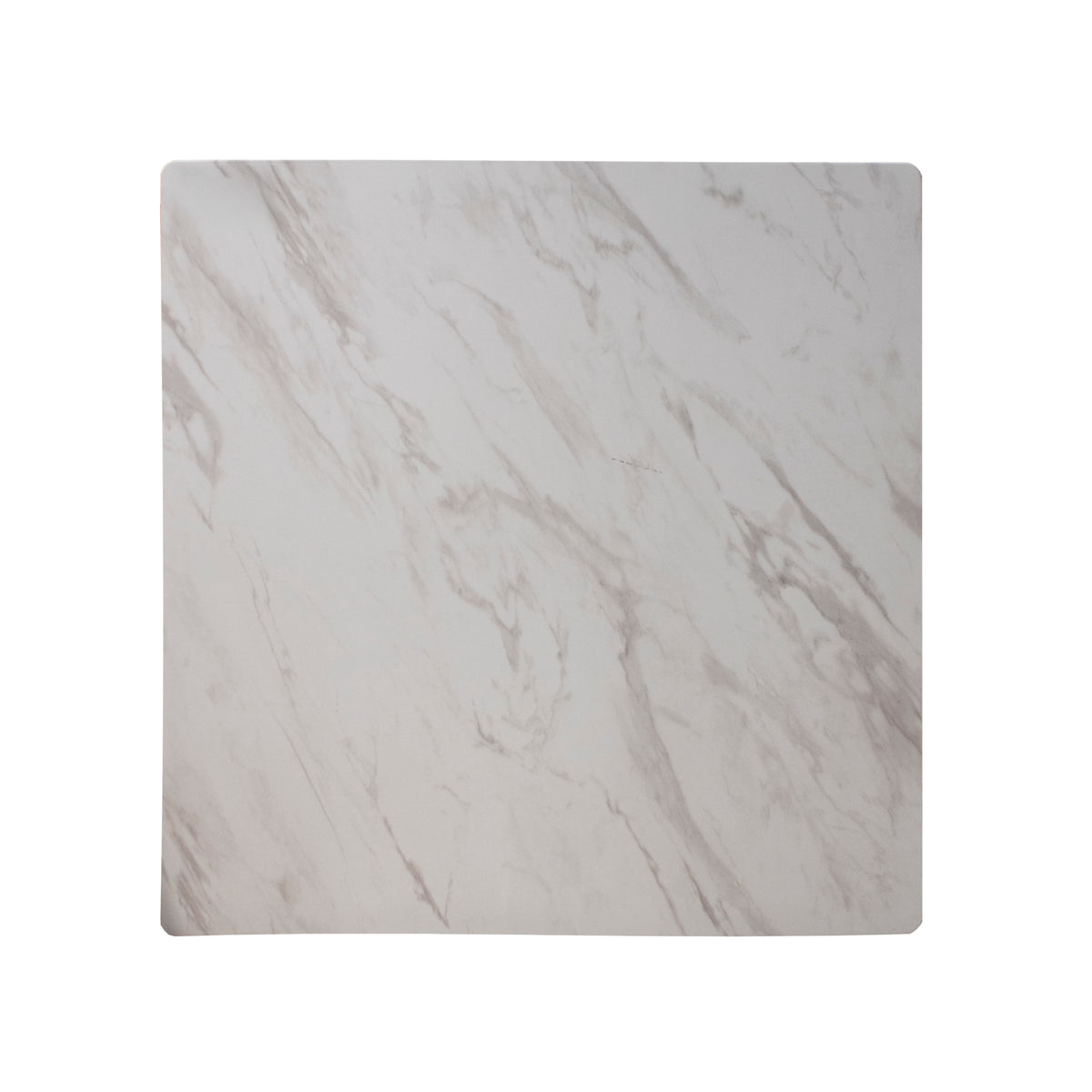 Outdoor table top white HPL 80x80x2