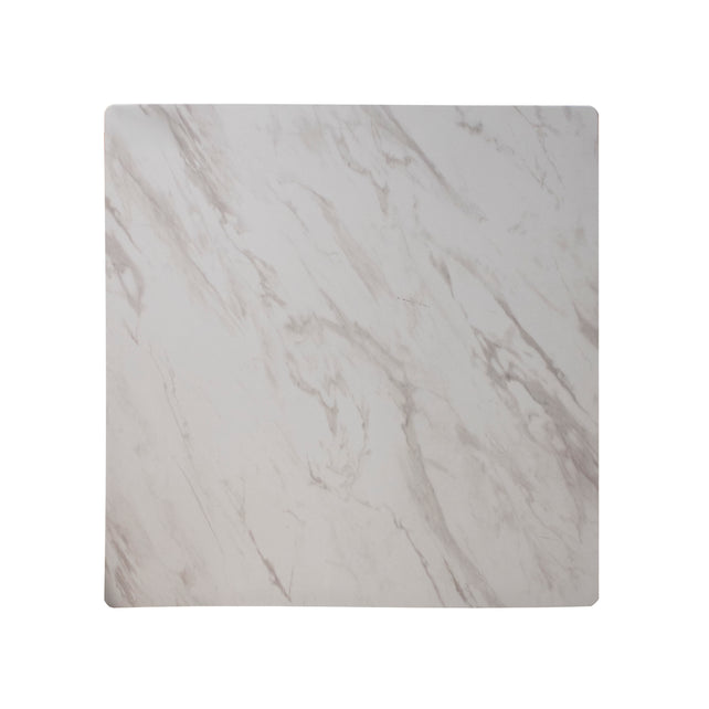 Outdoor table top white HPL 80x80x2