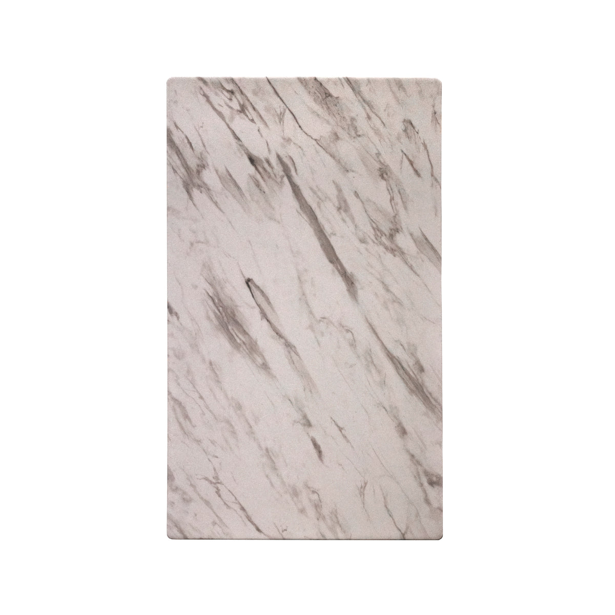 Outdoor table top white HPL 120x70x2