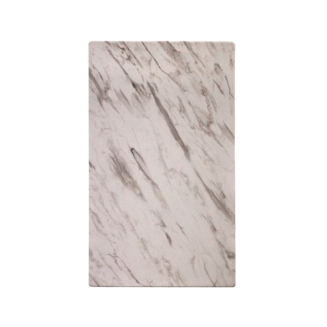 Outdoor table top white HPL 120x70x2