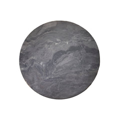Outdoor table top round black HPL 60x60x2