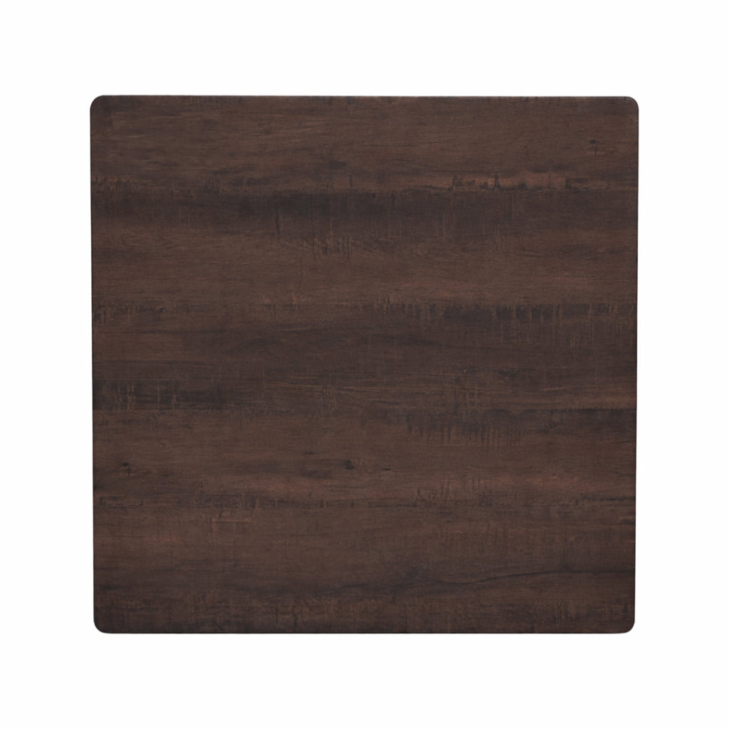 Outdoor table top NOYER rough 70x70x2cm brown