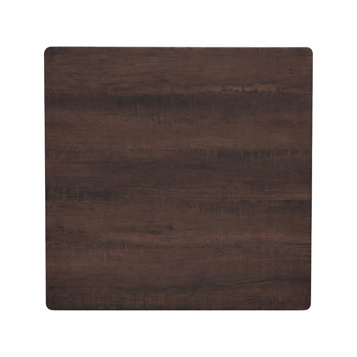 Outdoor table top NOYER rough 70x70x2cm brown