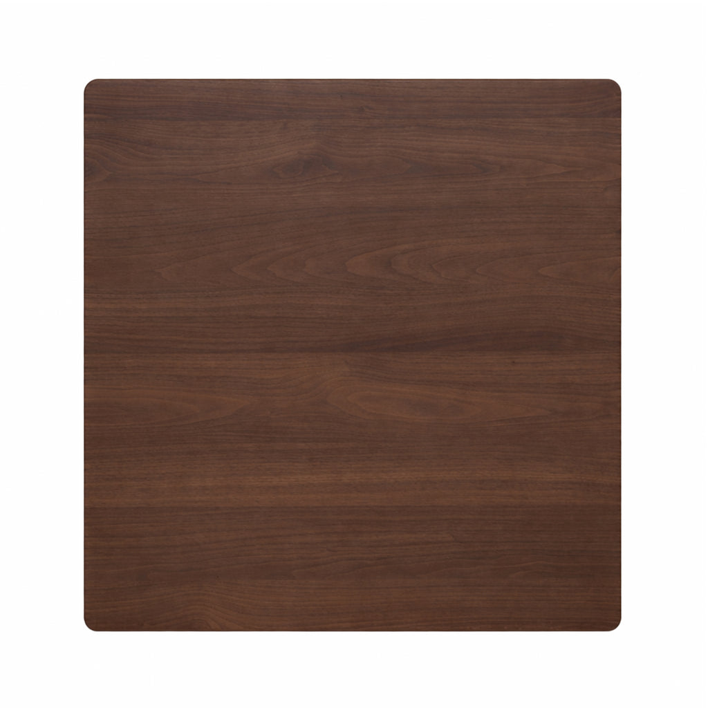 Outdoor table top NUEZ 70x70x2cm brown