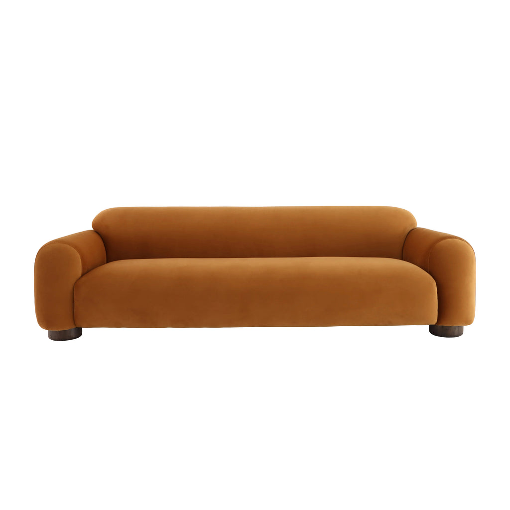 Sofa ISABELLA 4-seat 260x102x75cm caramel