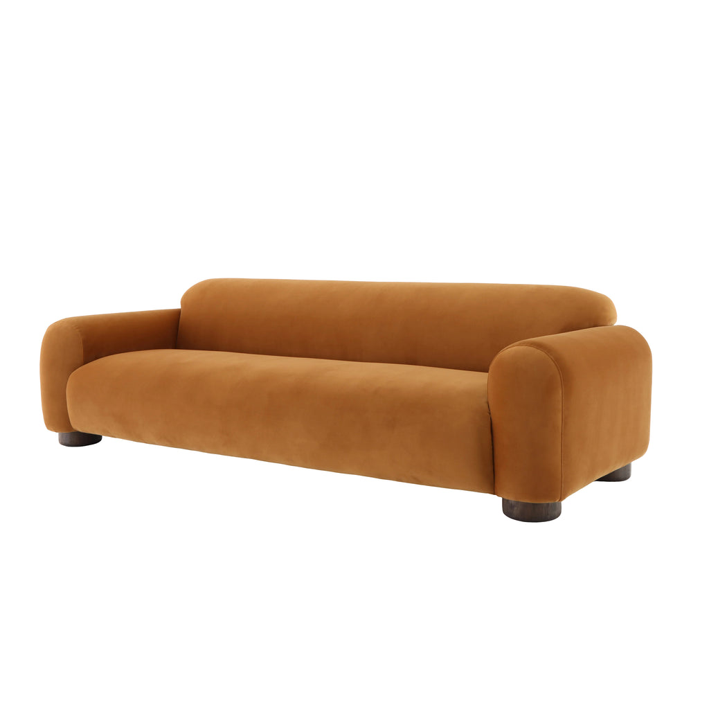 Sofa ISABELLA 4-seat 260x102x75cm caramel