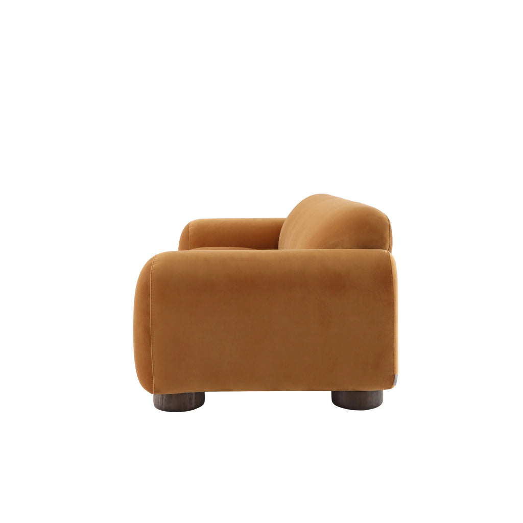 Sofa ISABELLA 4-seat 260x102x75cm caramel
