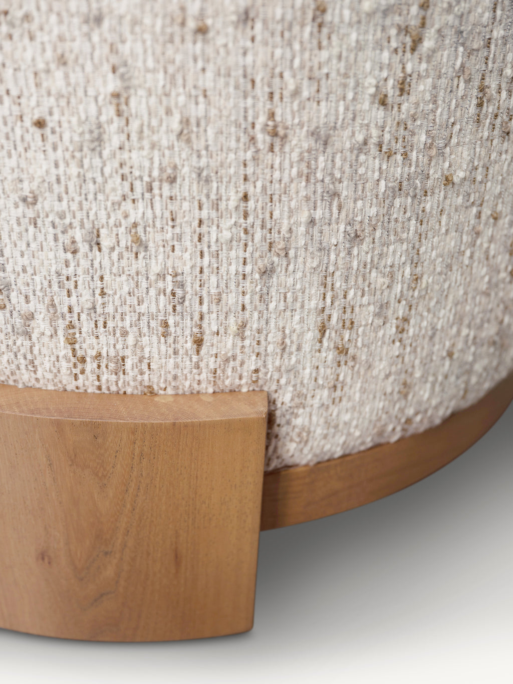 Stool EMELIA Ø61x50cm mochaccino
