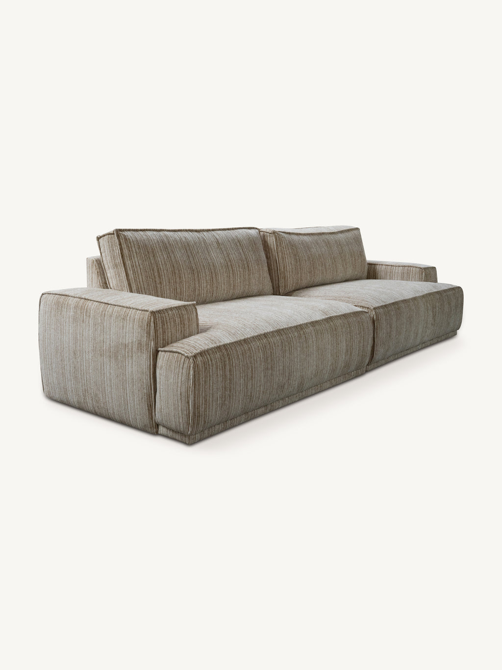 Sofa SERAFINA 4-seat 300x105x83cm latte flow