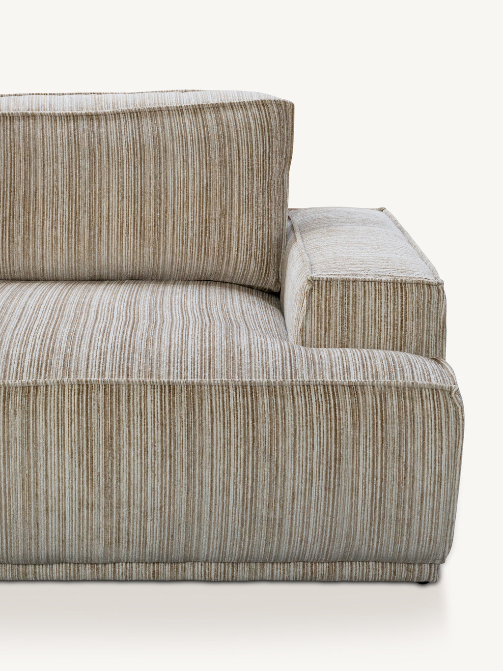 Sofa SERAFINA 4-seat 300x105x83cm latte flow