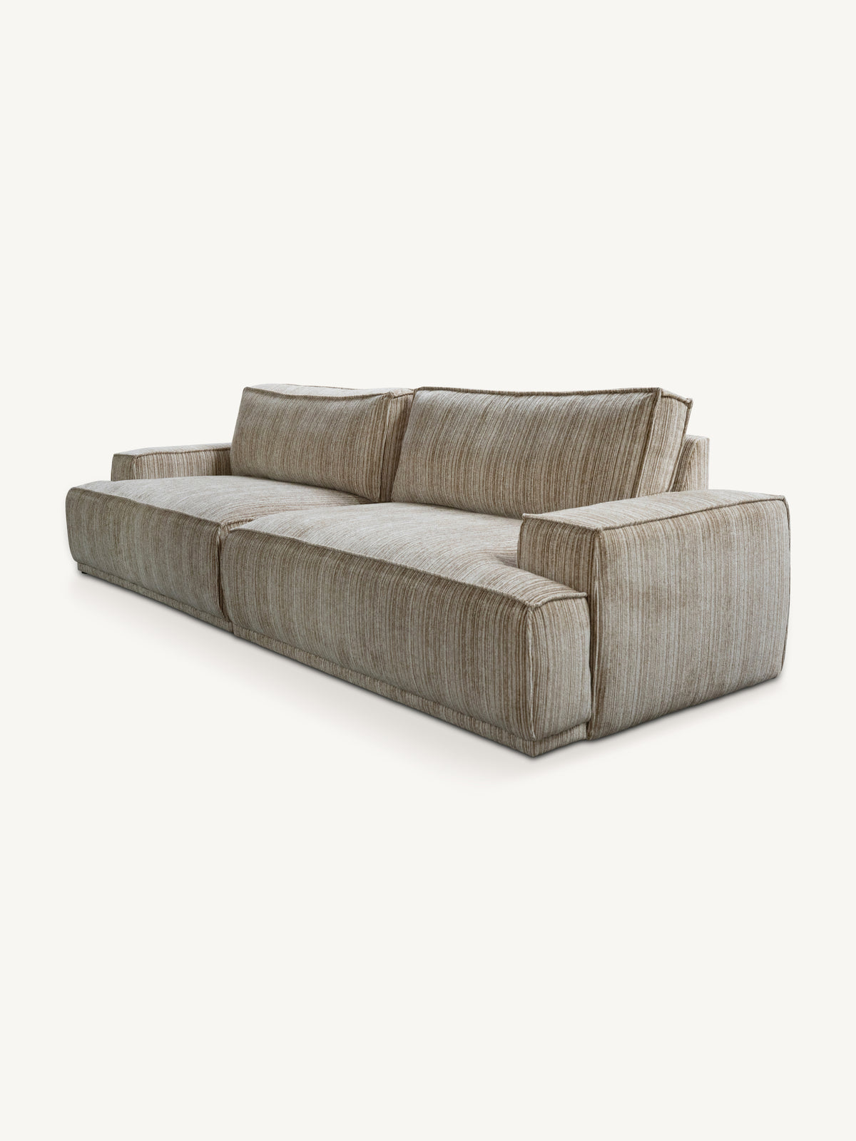 Sofa SERAFINA 4-seat 300x105x83cm latte flow