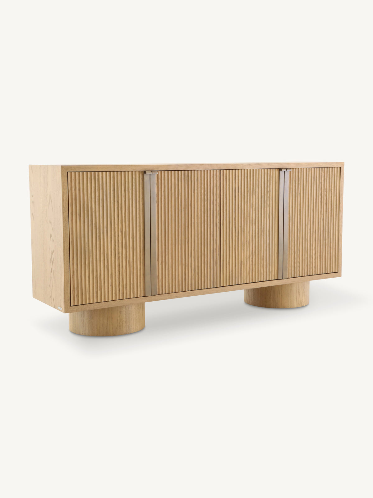 Sideboard ALESSIA 180x48x86cm light brown