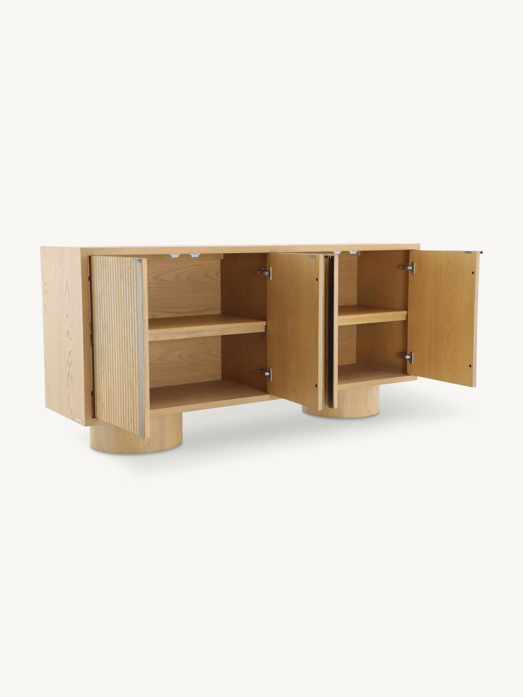 Sideboard ALESSIA 180x48x86cm light brown