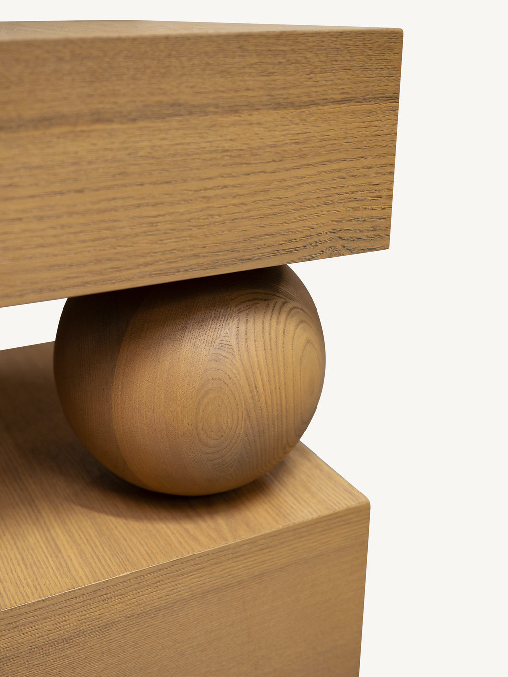 Side table TALIA 38x38x50cm light brown