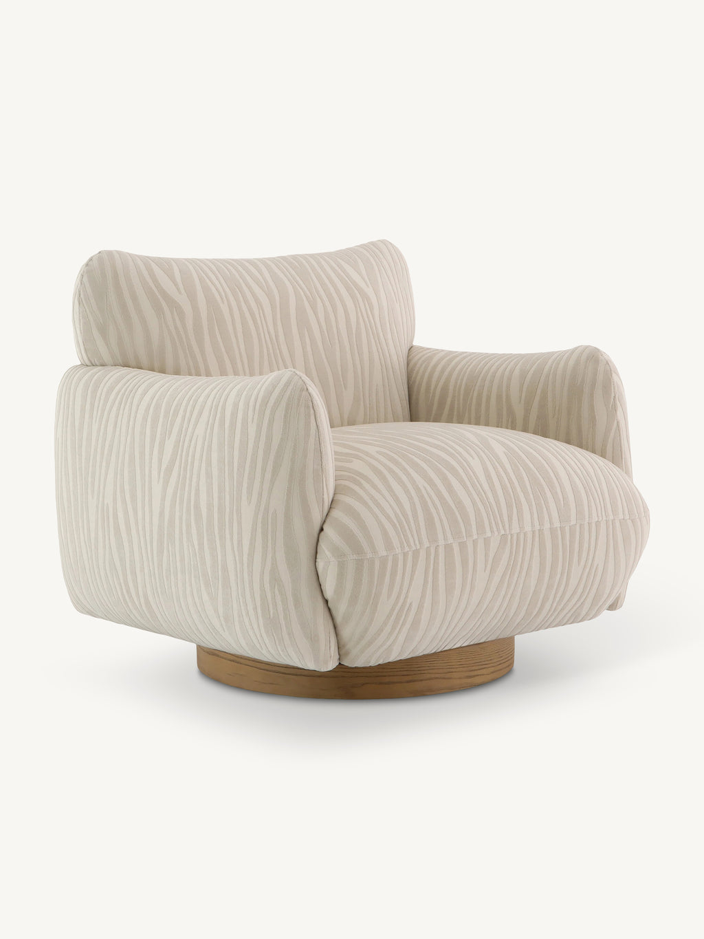 Armchair ADELINA 95x88x81cm zebra beige