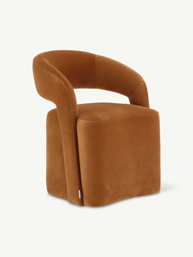 Dining chair NATALIA 59x63x82cm gold