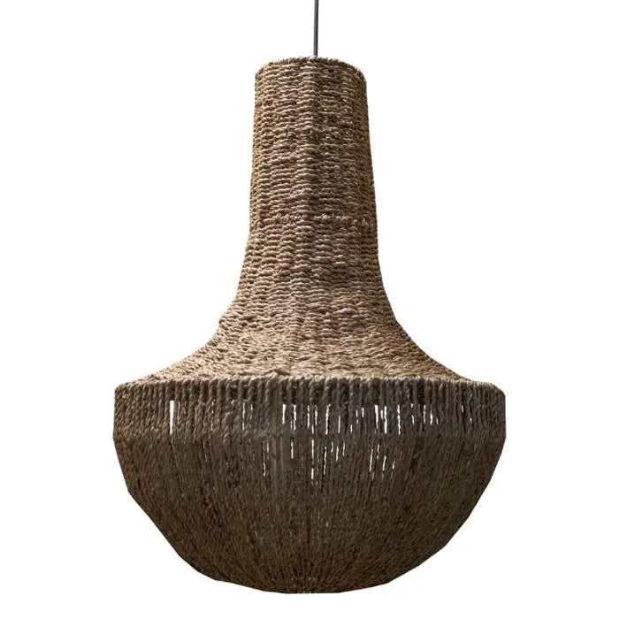 Ceiling lamp seagrass natural Ø50x69