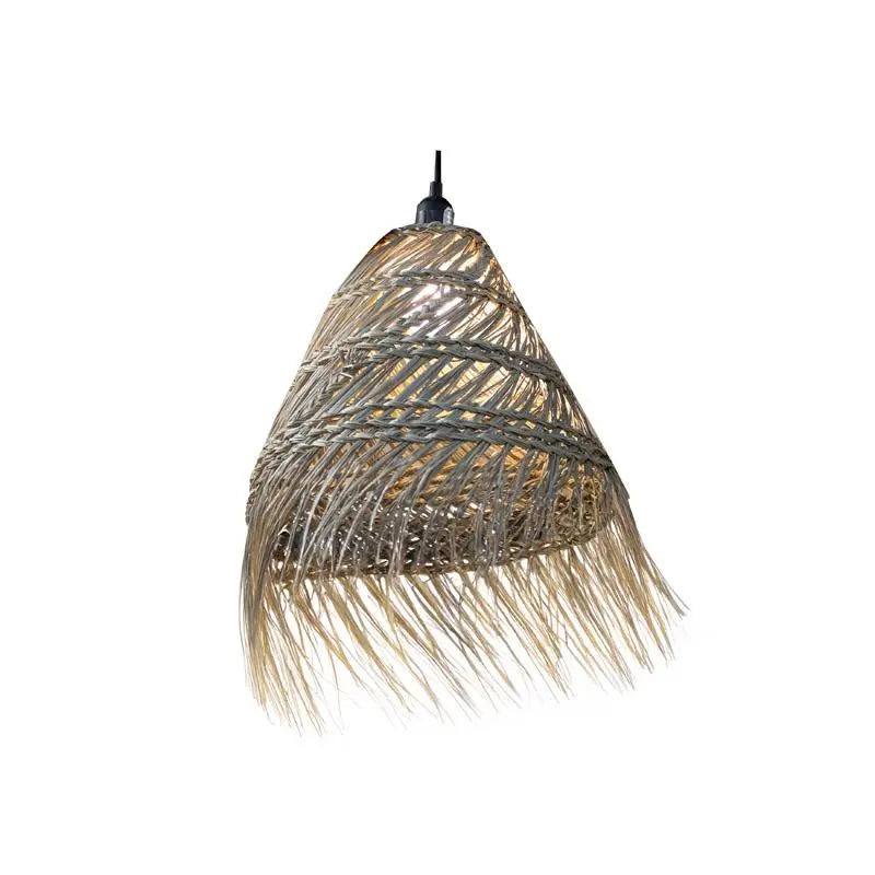 Ceiling lamp seagrass  natural 38x28x60