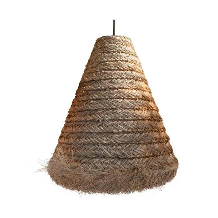 Ceiling lamp seagrass natural 50x50x60