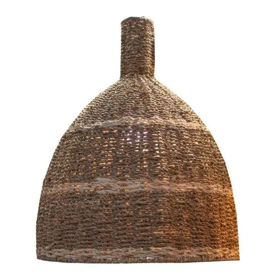 Ceiling lamp seagrass natural 52x52x68