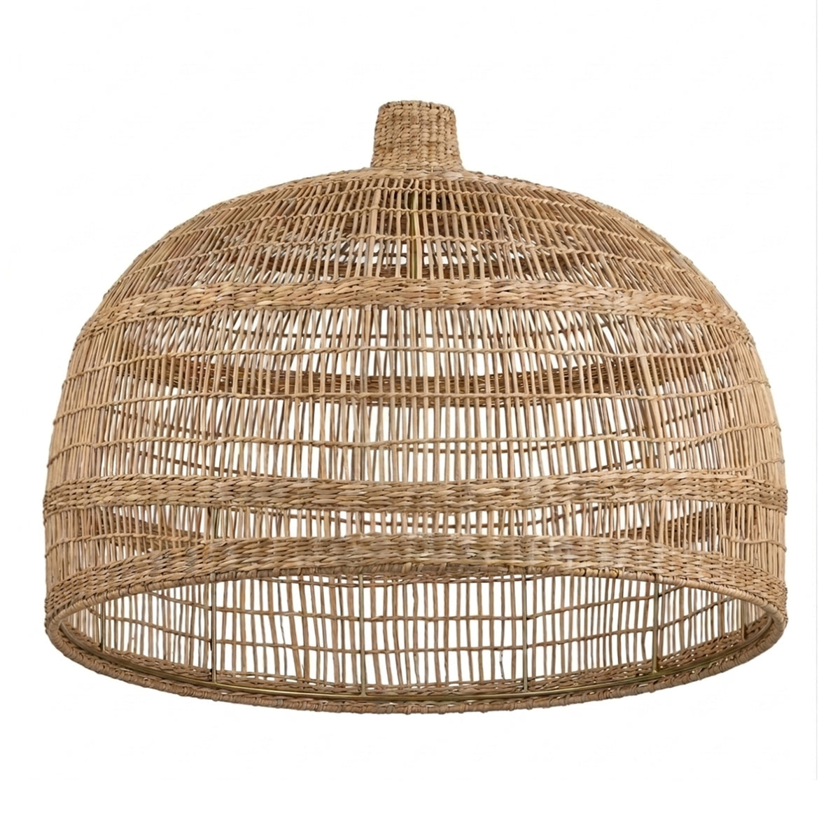 Ceiling lamp HORIZON Ø98x75cm seagrass