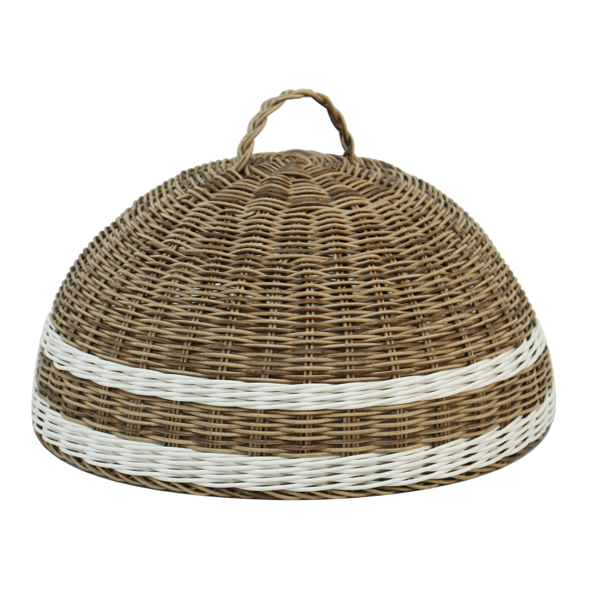 Food cover natural poly rattan 40x40x20