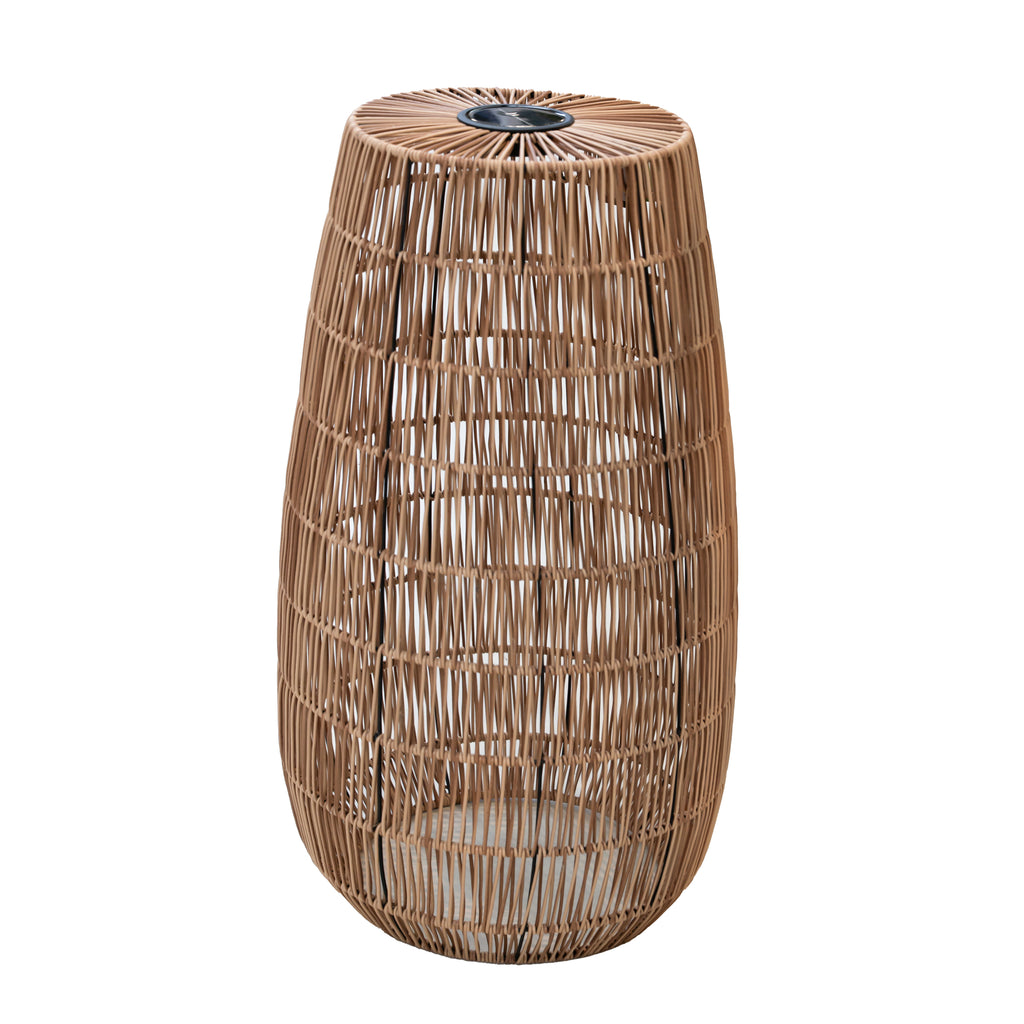 Laterne ULUWATU Polyrattan Ø45x78cm braun