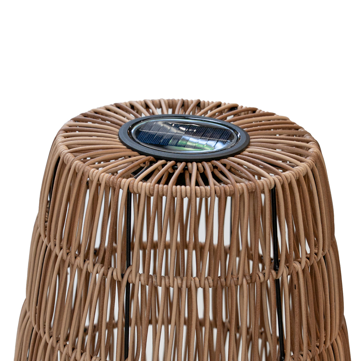 Laterne ULUWATU Polyrattan Ø31x53cm braun