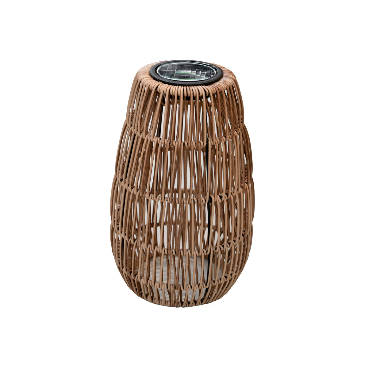 Laterne ULUWATU Polyrattan Ø21x34cm braun