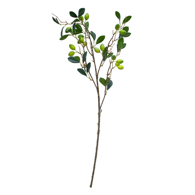 Branch olives green 92cm