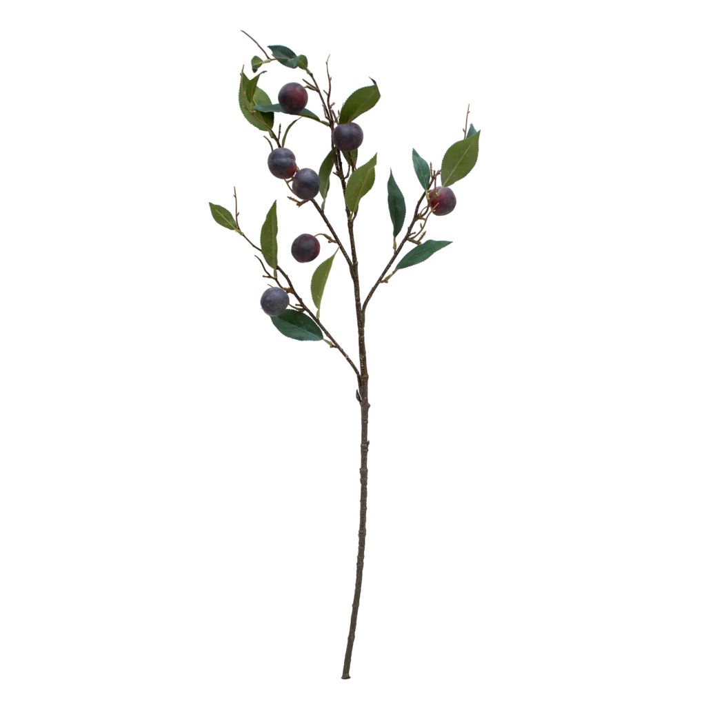 Branch plum green/purple 92cm