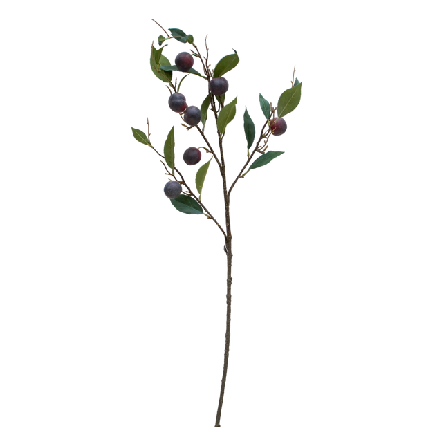 Branch plum green/purple 92cm