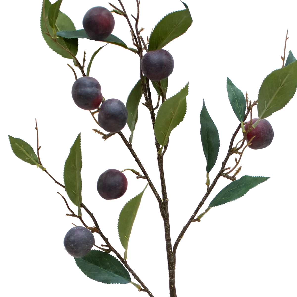 Branch plum green/purple 92cm