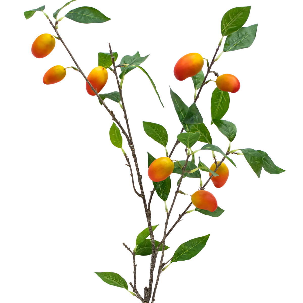 Branch mango orange yellow 92cm