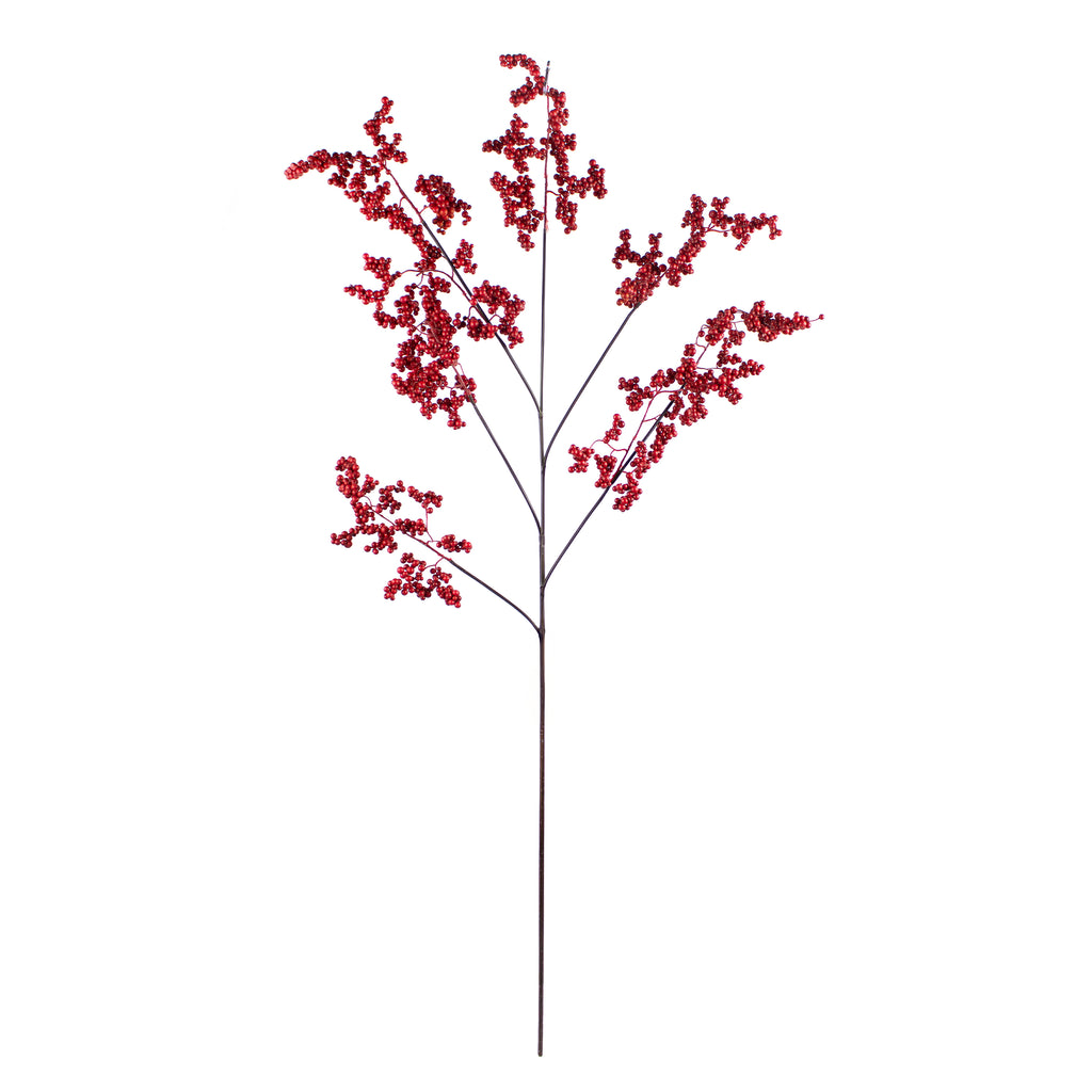 Zweig BERRY 130cm rot