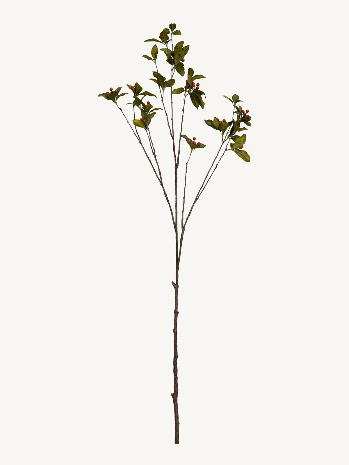 Branch BEGONIA LEAF 110cm orange